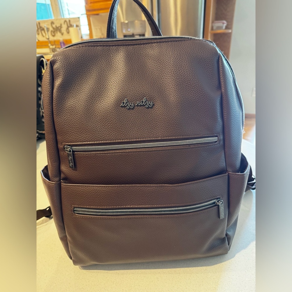 Itzy Ritzy Dark Brown Backpack - Picture 2 of 4